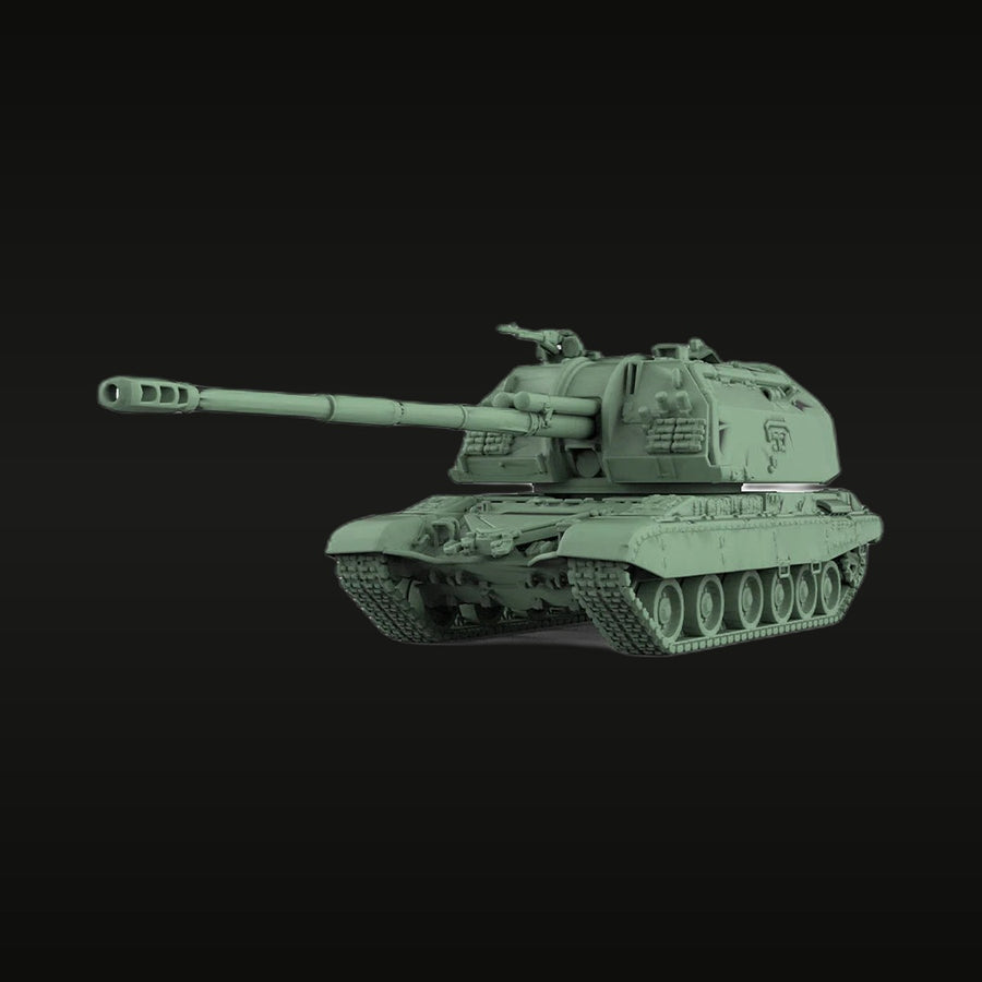 Soviet 2S3 Akatsiya (M1973) Self-Propelled Howitzer 1/72 Resin Vehicle Kit - unpainted resin model kit