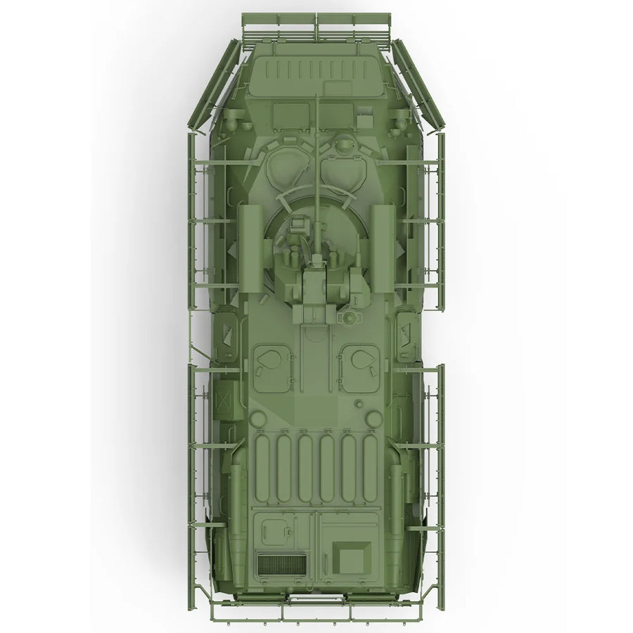 Modern Russian BMP-3 Infantry Fighting Vehicle with Slat Armor 1/35 Resin Kit - resin model view 4