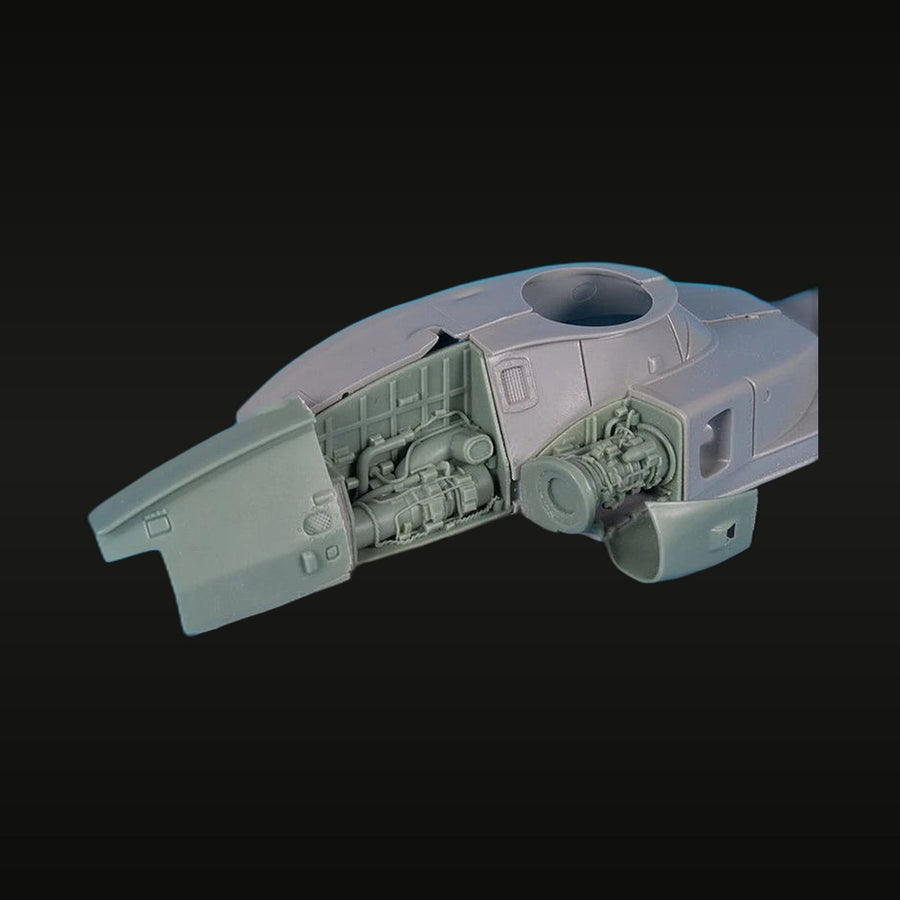EH-101 Merlin Helicopter 1/72 Resin Model Kit with Detail Parts - unpainted resin model kit