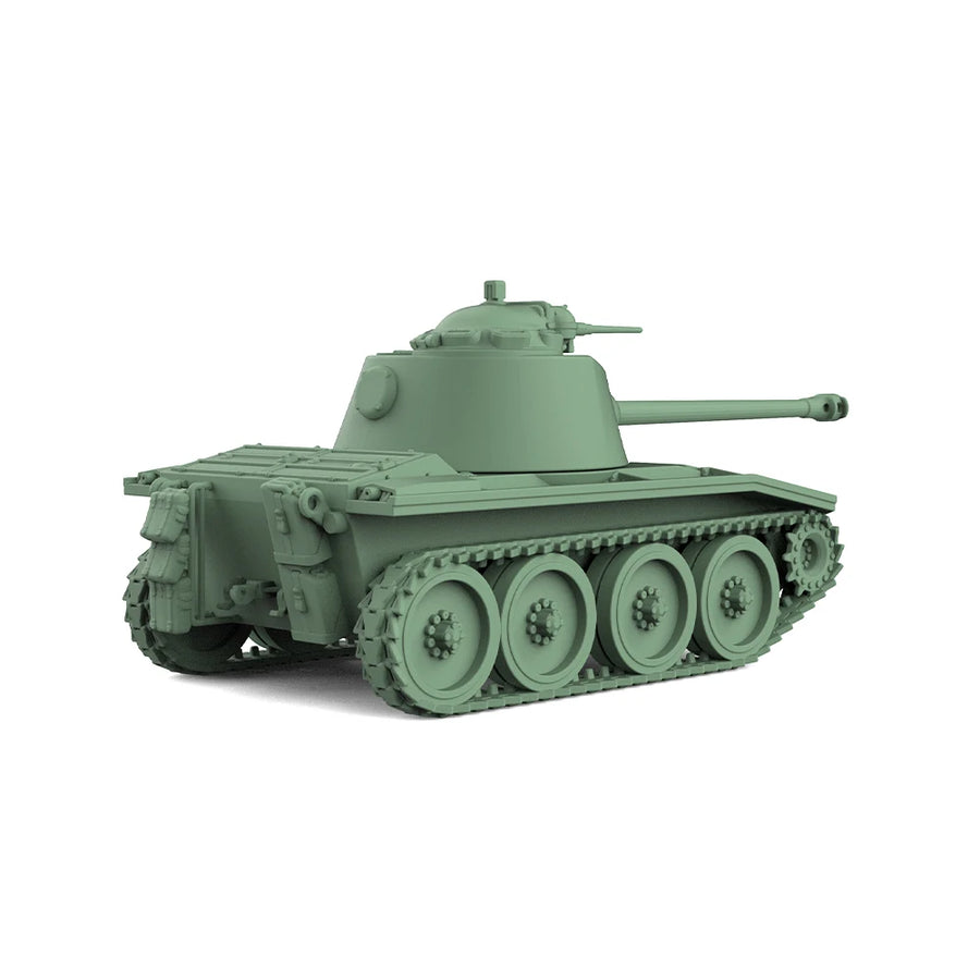 WWII/Post-WWII French AMX-13 Light Tank 1/56 Resin Vehicle Kit - resin model view 2