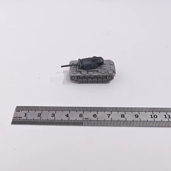 WWII German Panzer III Medium Tank 1/72 Resin Vehicle Kit