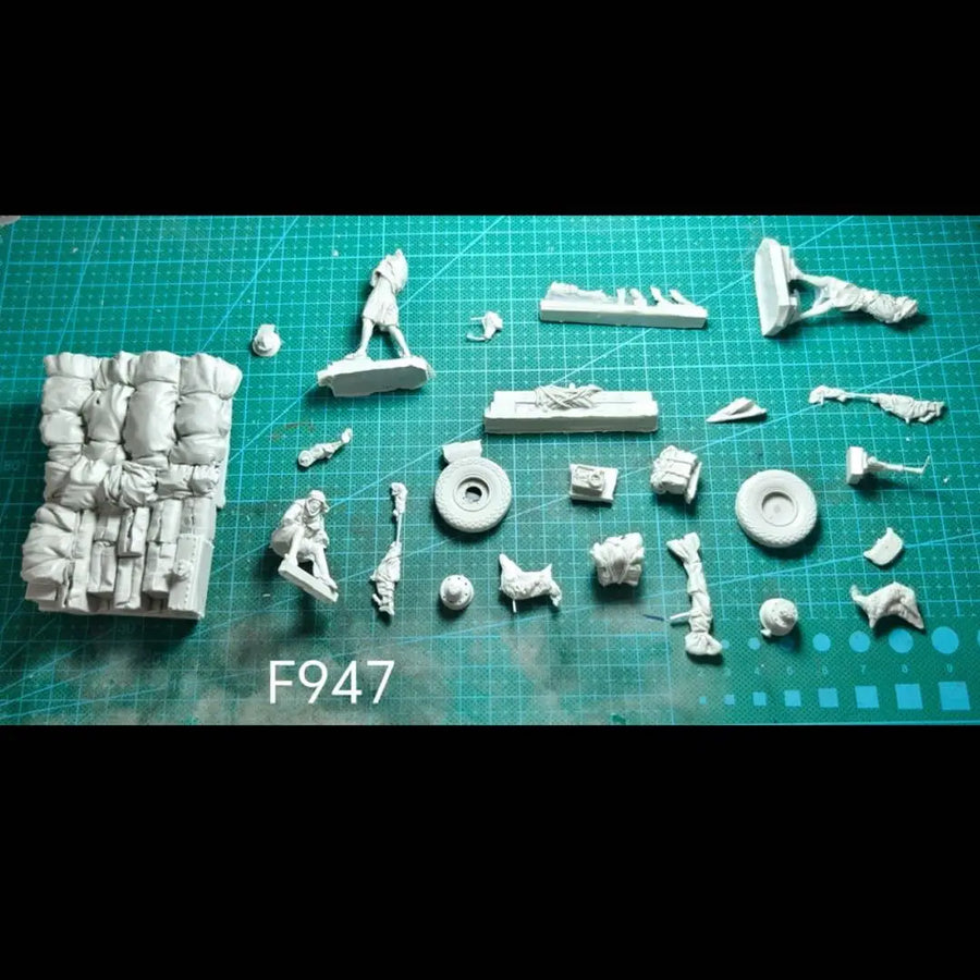 1/35 Resin Model Figure GK， Unassembled and Unpainted Kit