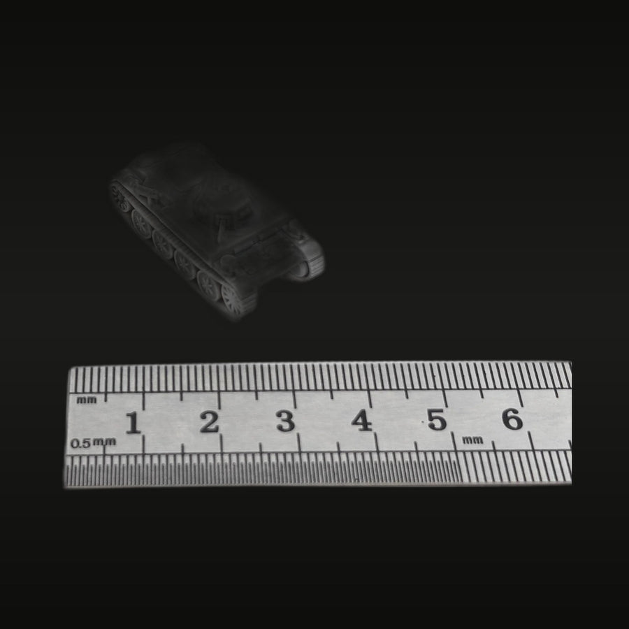 WWII German Panzer II Ausf. F Tank 1/144 Resin Vehicle Kit - unpainted resin model kit