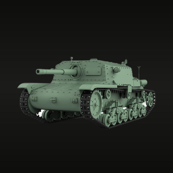 WWII Italian M13/40 Medium Tank 1/144 Resin Vehicle Kit