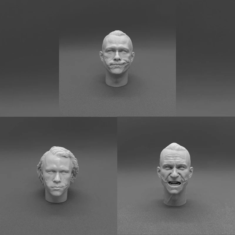 Horror Undead Male Skull Head Bust 1/6 Scale Resin Kit - resin model view 2