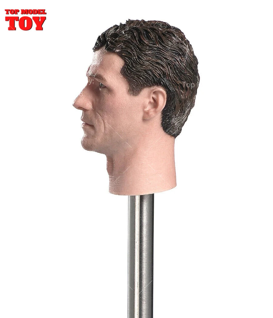 1/6 Scale WWII Submarine Captain British Bernard Law Montgomery PVC Head Sculpt Fit 12'' Male Soldier Action Figure Body Dolls