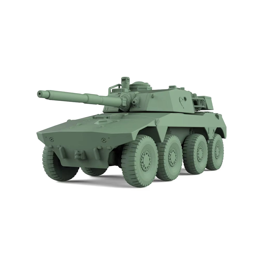 Modern South African Rooikat 8x8 Armored Car 1/72 Resin Vehicle Kit - resin model view 2