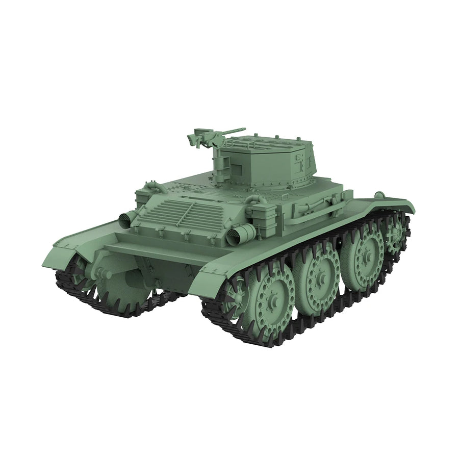 WWII British Valentine Infantry Tank 1/56 Resin Vehicle Kit - resin model view 2