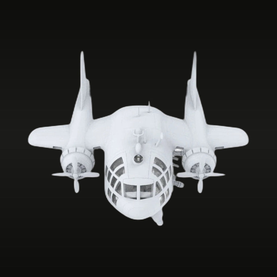 AC-119K Super Sow USAF Gunship 1/35 Resin Aircraft Kit - unpainted resin model kit