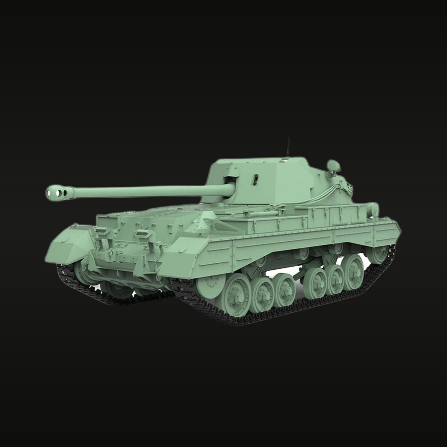 WWII British Cromwell/Comet Cruiser Tank 1/56 Resin Vehicle Kit - unpainted resin model kit