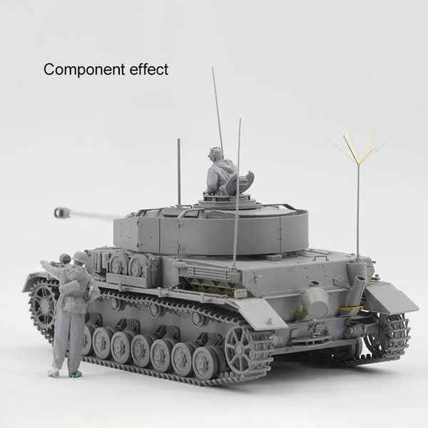WWII German Pz.Beob.Wg IV Ausf.J Observation Tank 1/35 Resin Vehicle Kit