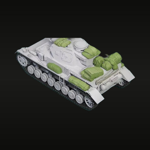 Soviet T-34 Tank with Ammo Stack 1/35 Resin Model Kit
