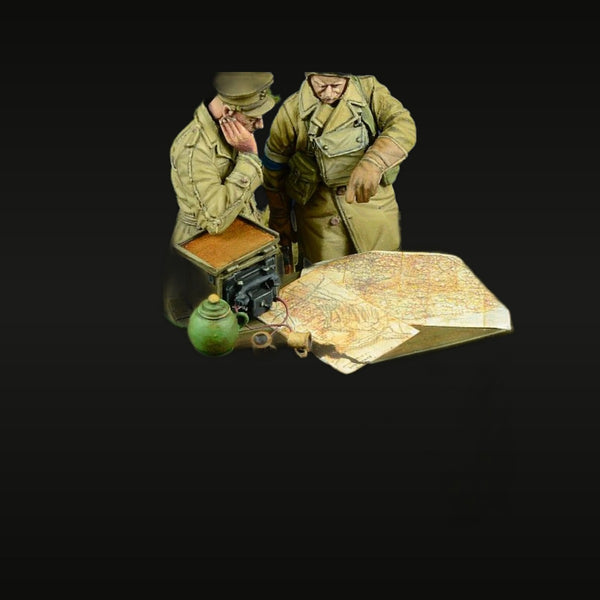 WWII British Officers North Africa 1943 1/35 Resin Diorama Set