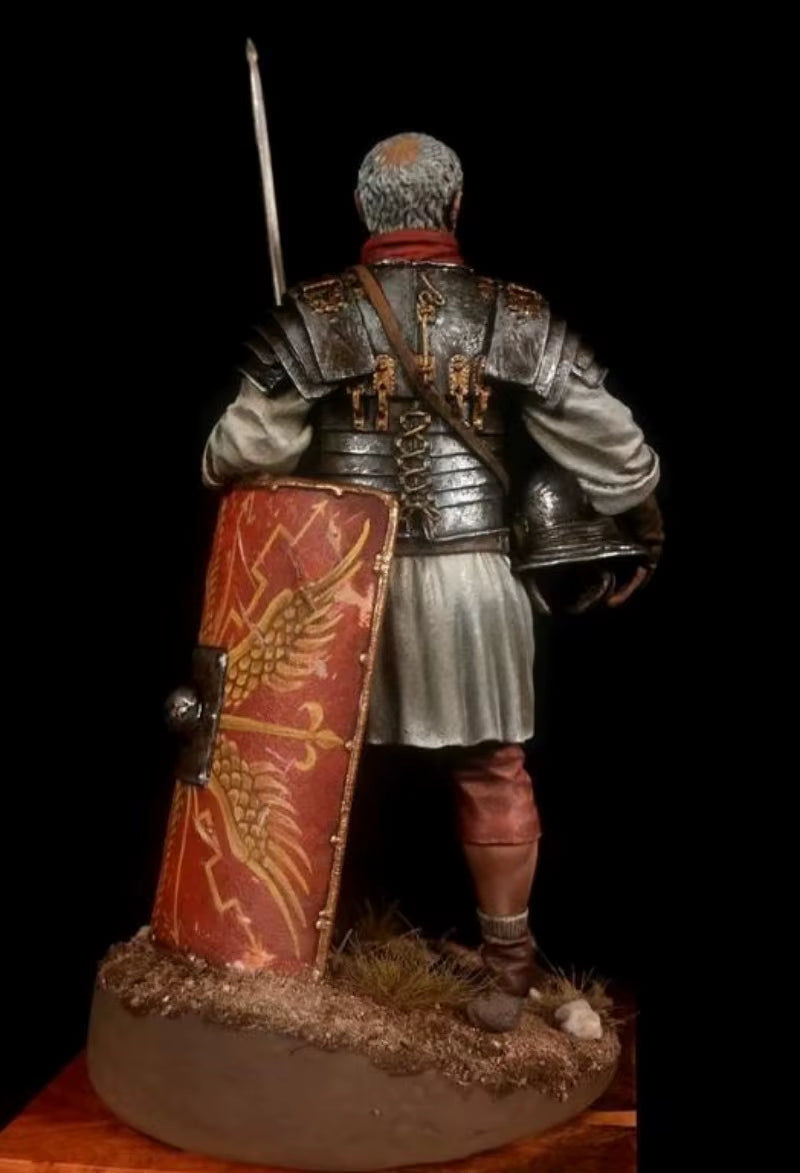 Ancient Roman Legionary Officer Bust 54mm Resin Kit - resin model view 4