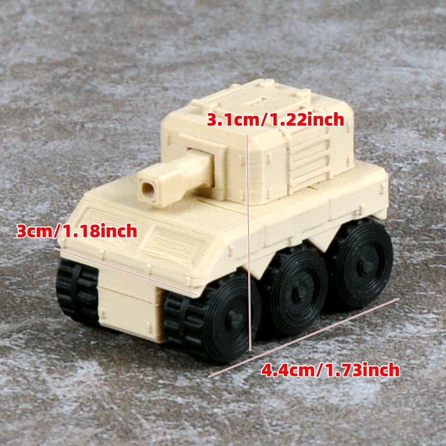 WWII Armored Car 3-Kit Assortment Resin Vehicle Set - resin model view 3