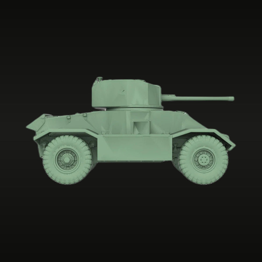 WWII British AEC Mk II Armoured Car 1/56 Resin Vehicle Kit - unpainted resin model kit
