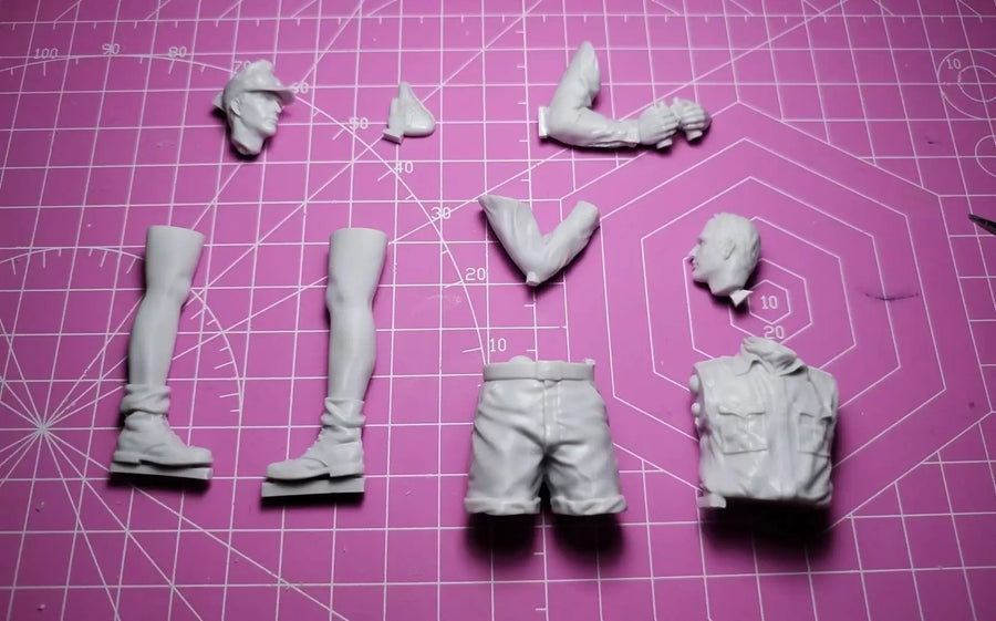 1/16 Resin Model Figure GK， Unassembled and Unpainted Kit