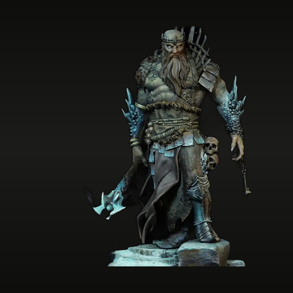 Frost Giant Warrior with Axe 90mm Resin Figure Kit