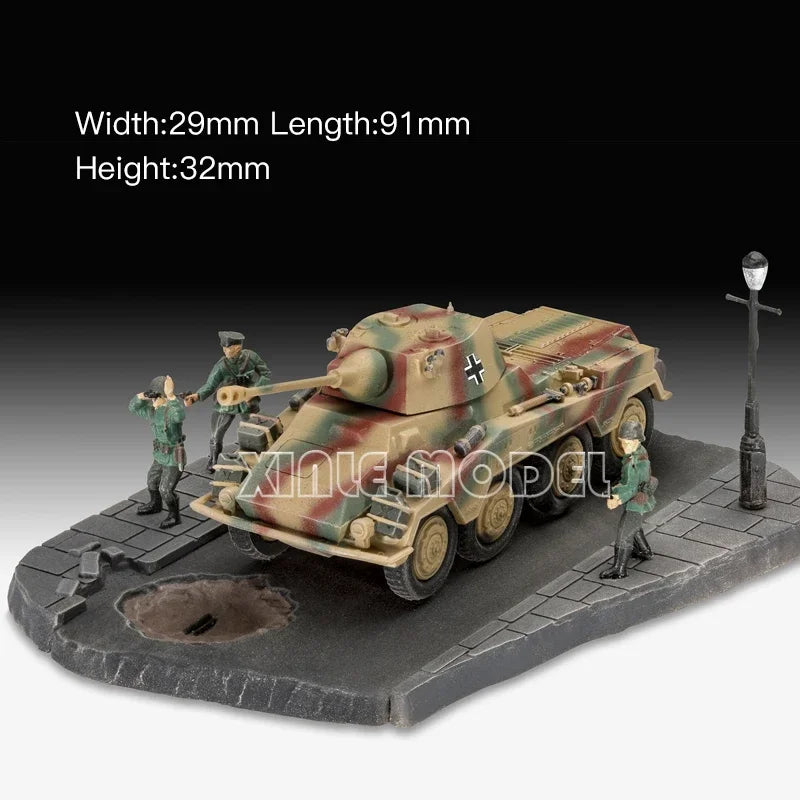 Revell Plastic Assembled Tank Model Kit 03288 Sd. Kfz.234/2 Puma Wheeled Armored Vehicle 1/76