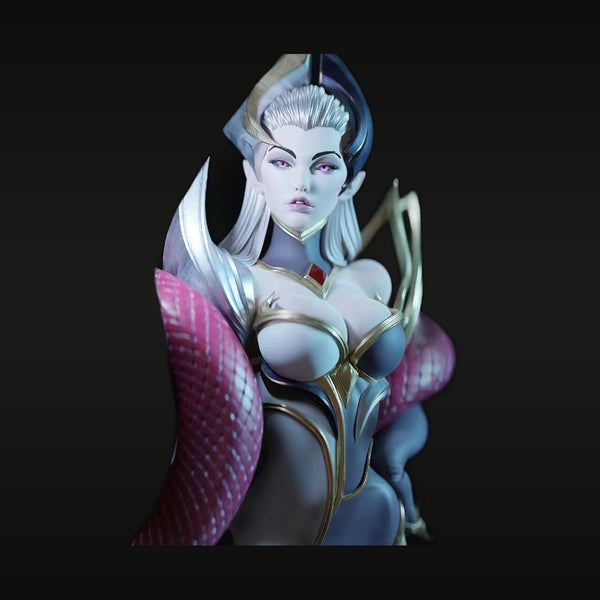 Fantasy Female Sorceress Efflin with Dragon Wings 75mm Resin Bust Kit
