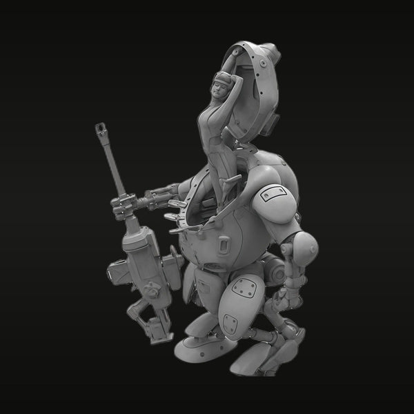 WWII German Gefechtsroboter Hammerschlag 1/35 Resin Figure Kit