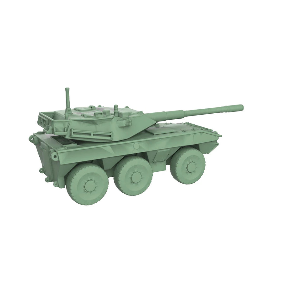 Modern French AMX-10RC Wheeled Tank Destroyer 1/87 Resin Kit - resin model view 4