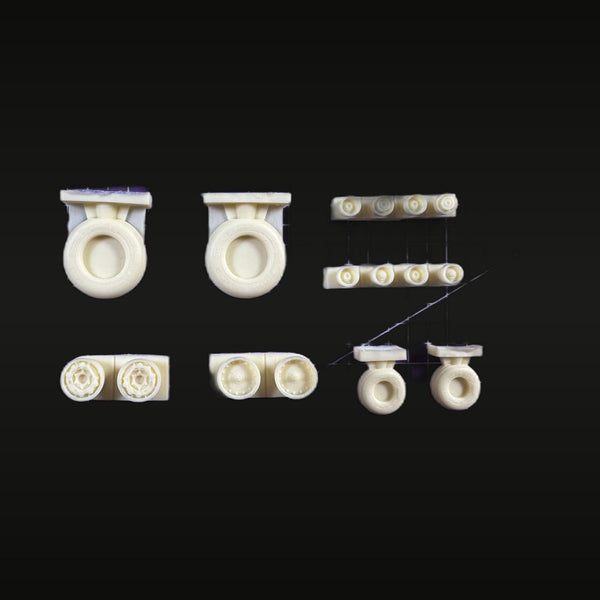 Aircraft Undercarriage Wheels & Struts Resin Accessory Set