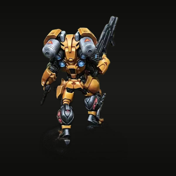 Sci-Fi Yujing Mowang Armored Trooper with Heavy Rifle 28mm Resin Figure Kit
