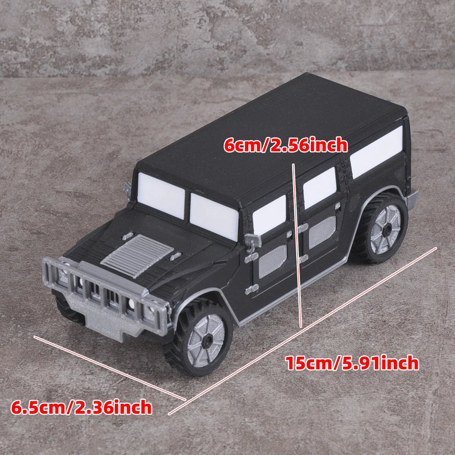 Assembly Scale Set Static Plastic Model Kit Car Off-Road Vehicle 1/32