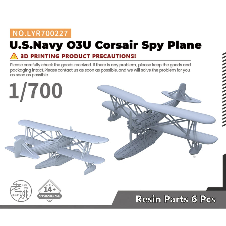 Yao'S Studio LYR227 1/144 1/200 1/350 1/700 Military Model Kit U.S.Navy O3U Corsair Spy Plane