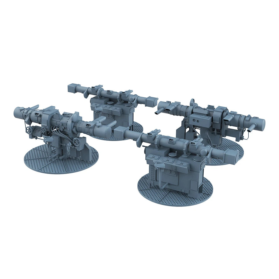 LYCG200343 1/200 Model Upgrade Parts German Bismarck Main and Secondary Artillery Rangefinder&Heavy AA Artillery Rangefinder