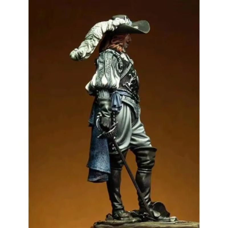 Renaissance Spanish Nobleman with Rapier 75mm Resin Figure Kit - resin model view 3