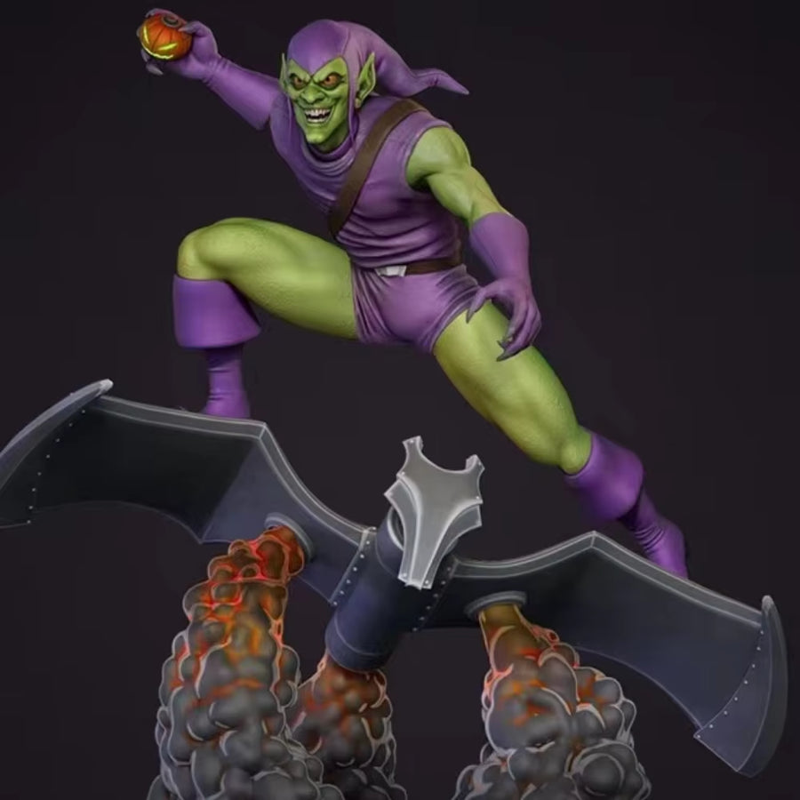 Fantasy Goblin Warrior with Segmented Armor 120mm Resin Figure Kit - resin model view 2