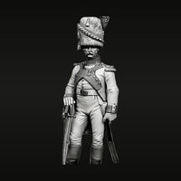 1/32 Napoleonic French Guard Officer (Resin Figure)