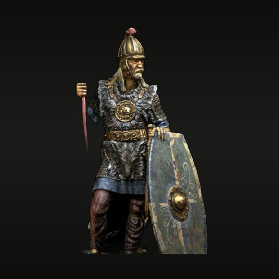 Ancient Greek Hoplite Warrior with Standard 75mm Resin Figure Kit - unpainted resin model kit