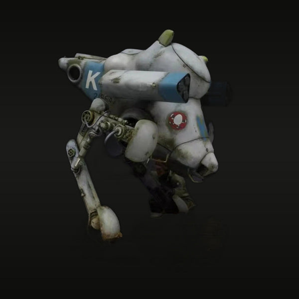 Sci-Fi Quadrupedal Combat Mecha with Cannon 1/35 Resin Model Kit