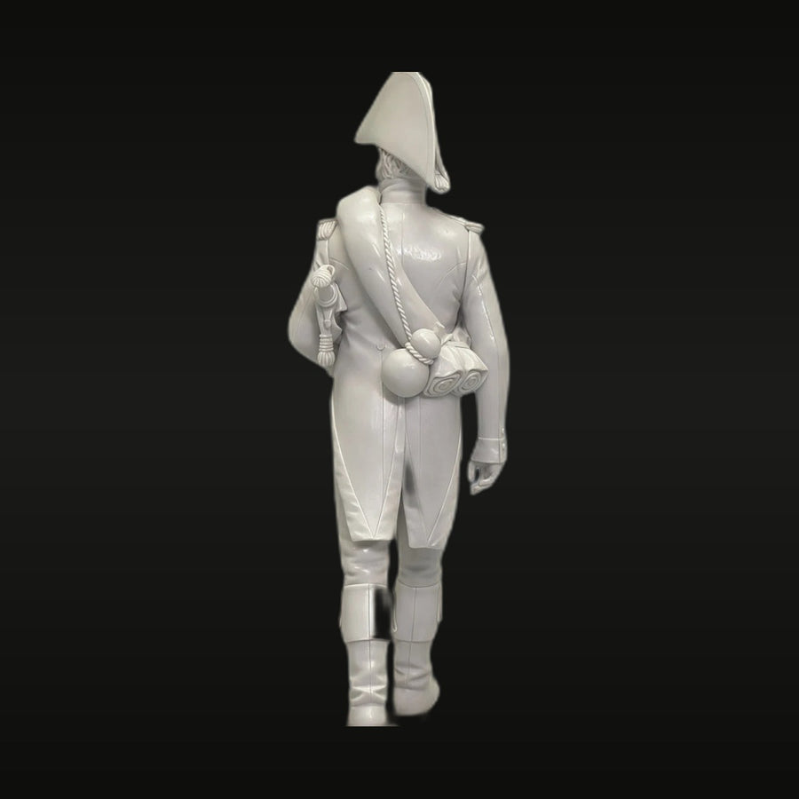 Napoleonic French Infantry Officer Bust with Bicorne 75mm Resin Kit - unpainted resin model kit