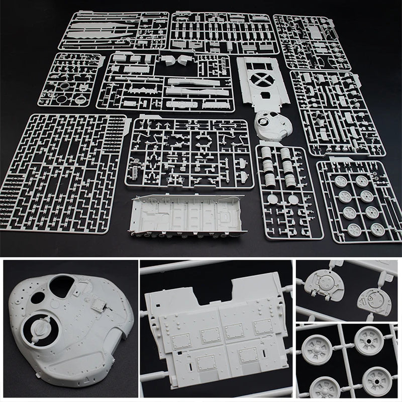 MENG Assembled Tank Scale Model Kit TS-053S Russian T-72B3M Main Battle Tank with KMT-8 Minesweeper System Limited Edition 1/35