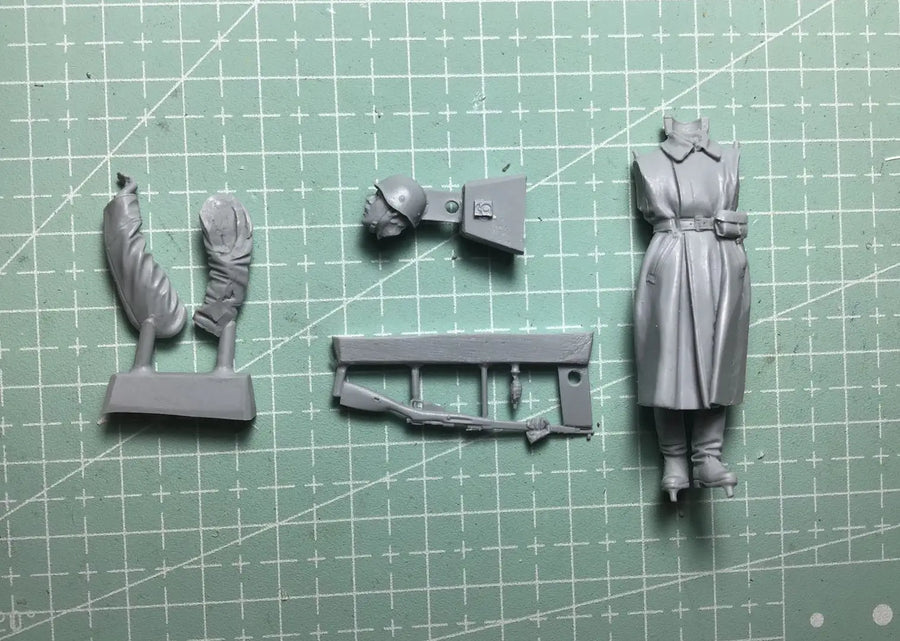1/35 Resin Model Figure GK， Unassembled and Unpainted Kit