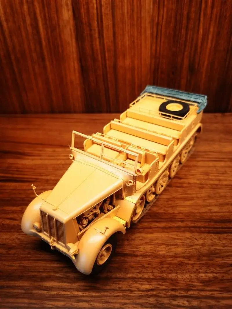 WWII German Sd.Kfz. Halftrack Transport Vehicle 1/35 Resin Kit - resin model view 2