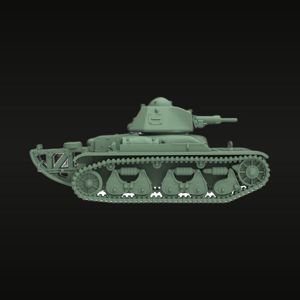 WWII Soviet T-26 Light Tank 1/87 Resin Vehicle Kit