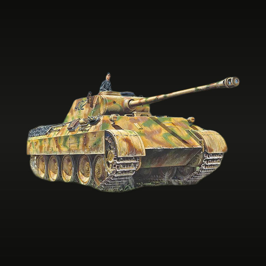 WWII German Panther Medium Tank 1/48 Resin Vehicle Kit - unpainted resin model kit