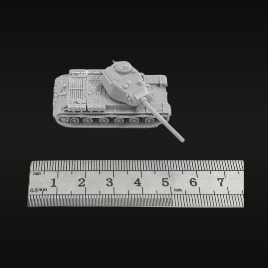 WWII Soviet IS-1 Heavy Tank 1/144 Resin Vehicle Kit - unpainted resin model kit