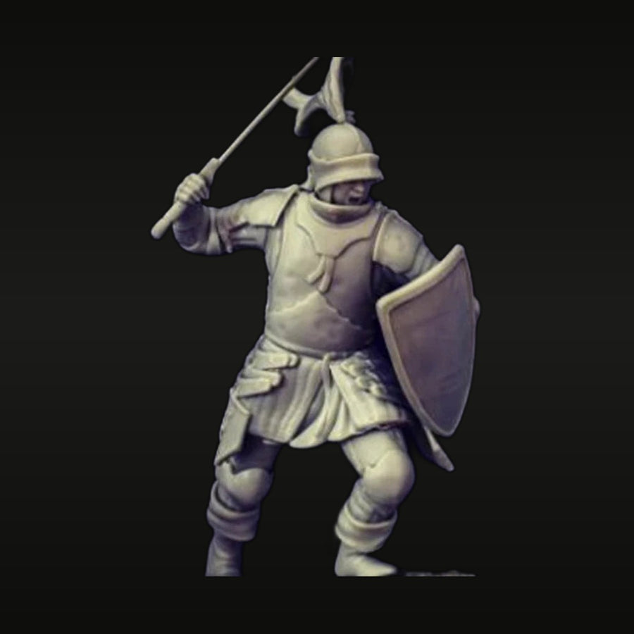 Medieval Polish Knight Grunwald 1/28 Resin Figure Kit - unpainted resin model kit