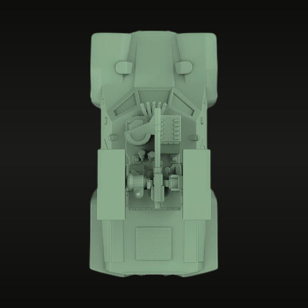 France CRAB Armoured Vehicle 1/56 Resin Vehicle Kit