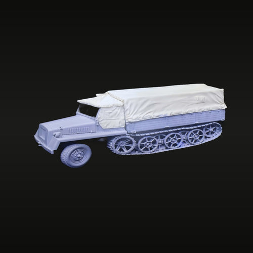 WWII German SWS Half-Track 1/35 Resin Model Kit