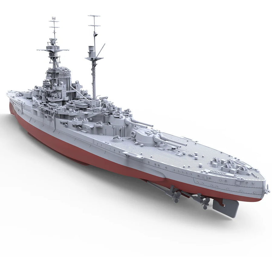 British Royal Navy WWII Cruiser/Battleship 1/700 Resin Ship Kit - resin model view 5