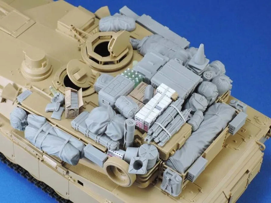 M1A1/A2 Abrams Tank Stowage Set 1/35 Scale Resin Model Kit - unpainted resin model kit