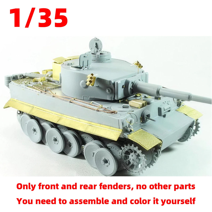1/35 Photo Eatch PE Scale Model Kit Material Metal Heavy Tank Destroyer Fender Modified Parts Part Accessory Models