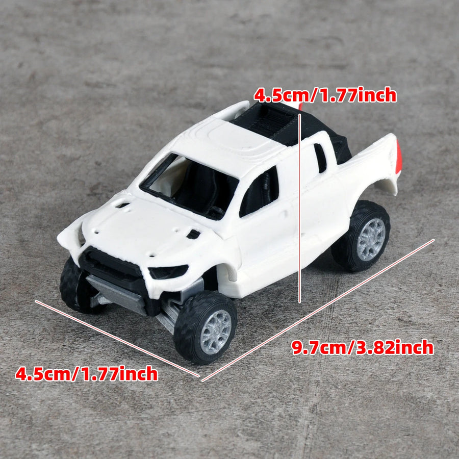 Assembly Scale Set Static Plastic Model Kit Car Off-Road Vehicle 1/50